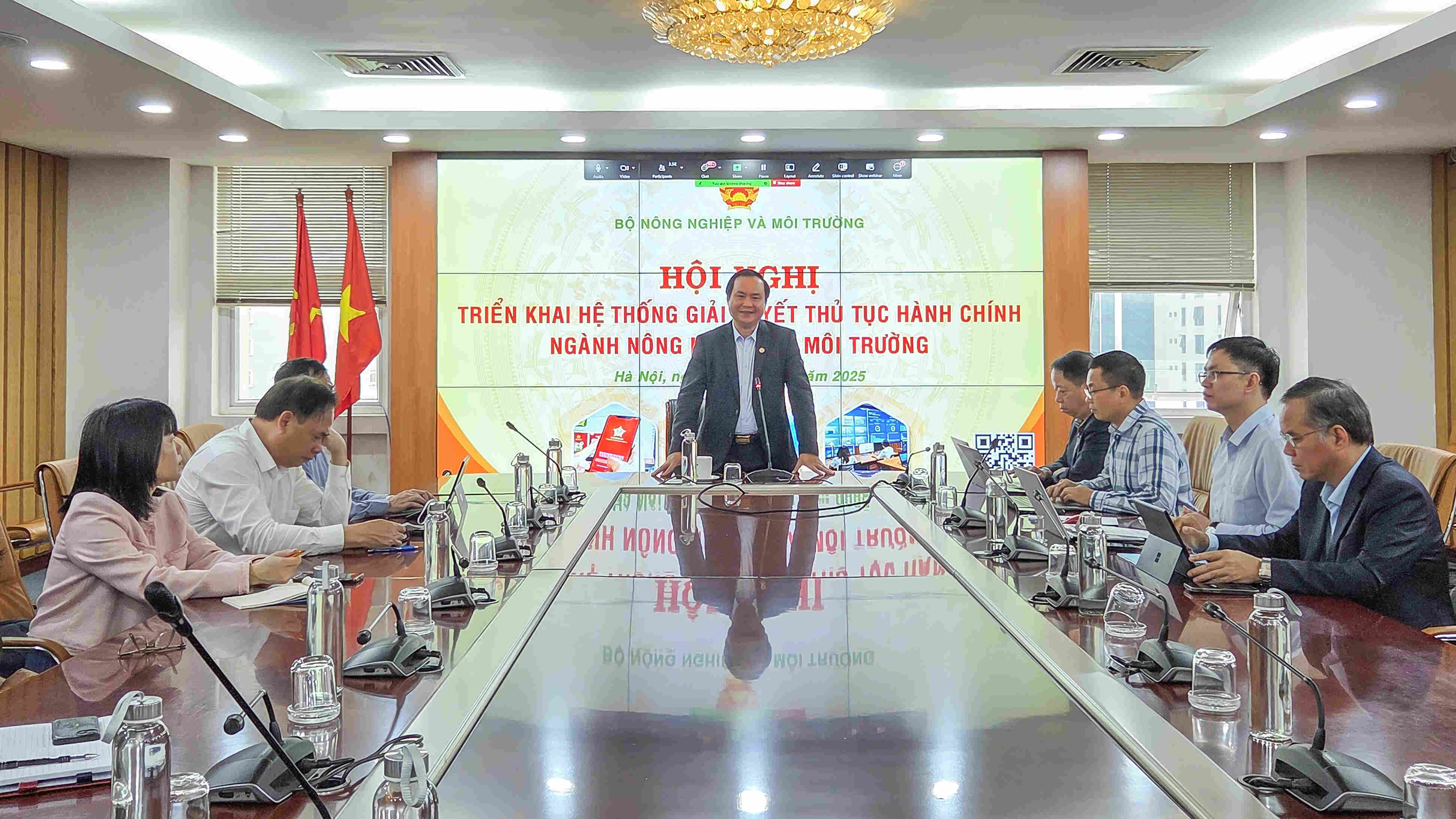 Bộ Nông nghiệp và Môi trường triển khai tập huấn Hệ thống thông tin giải quyết thủ tục hành chính theo mô hình chính quyền địa phương hai cấp